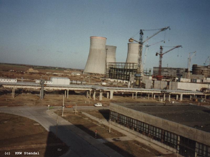 DDR Kernkraftwerk Stendal, Bilder Anfang der 90er Jahre,  