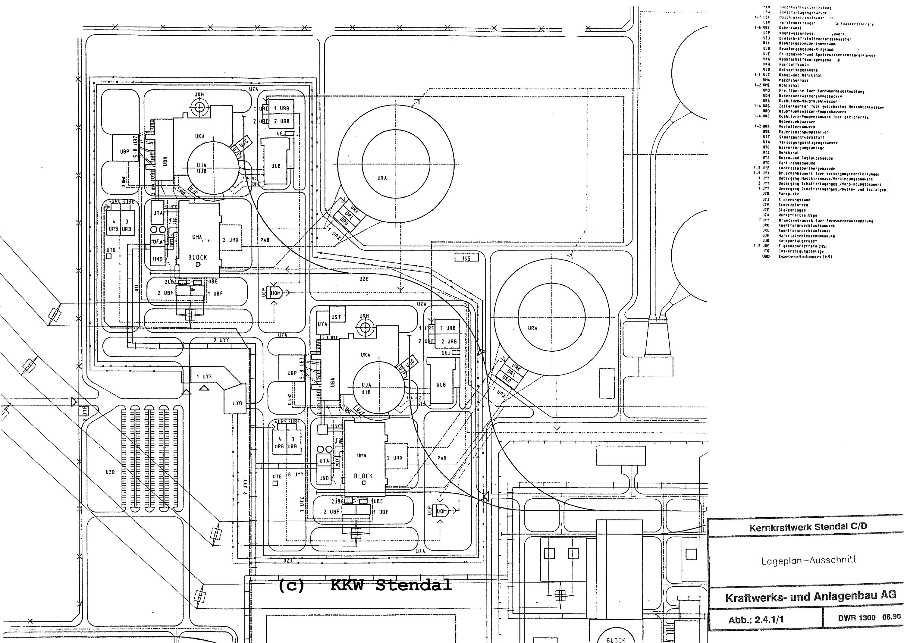  KKW Stendal, SIEMENS/KWU-Endausbau mit 4600 MW