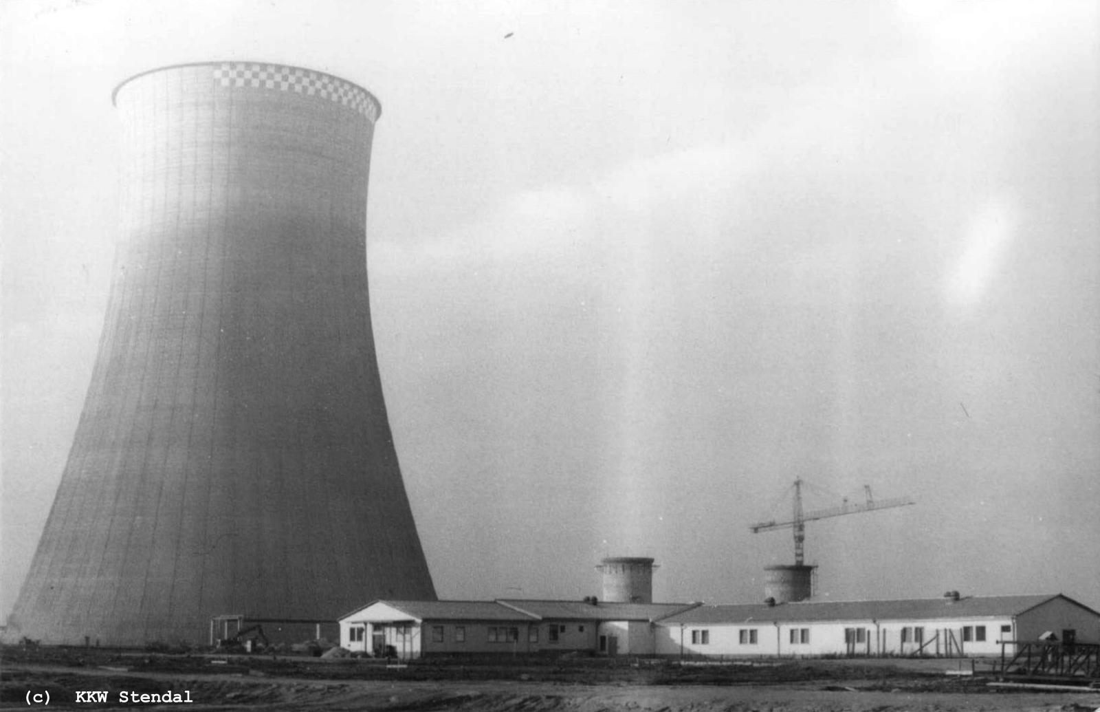  AKW Stendal, Baustelle 1988, Baukche III 