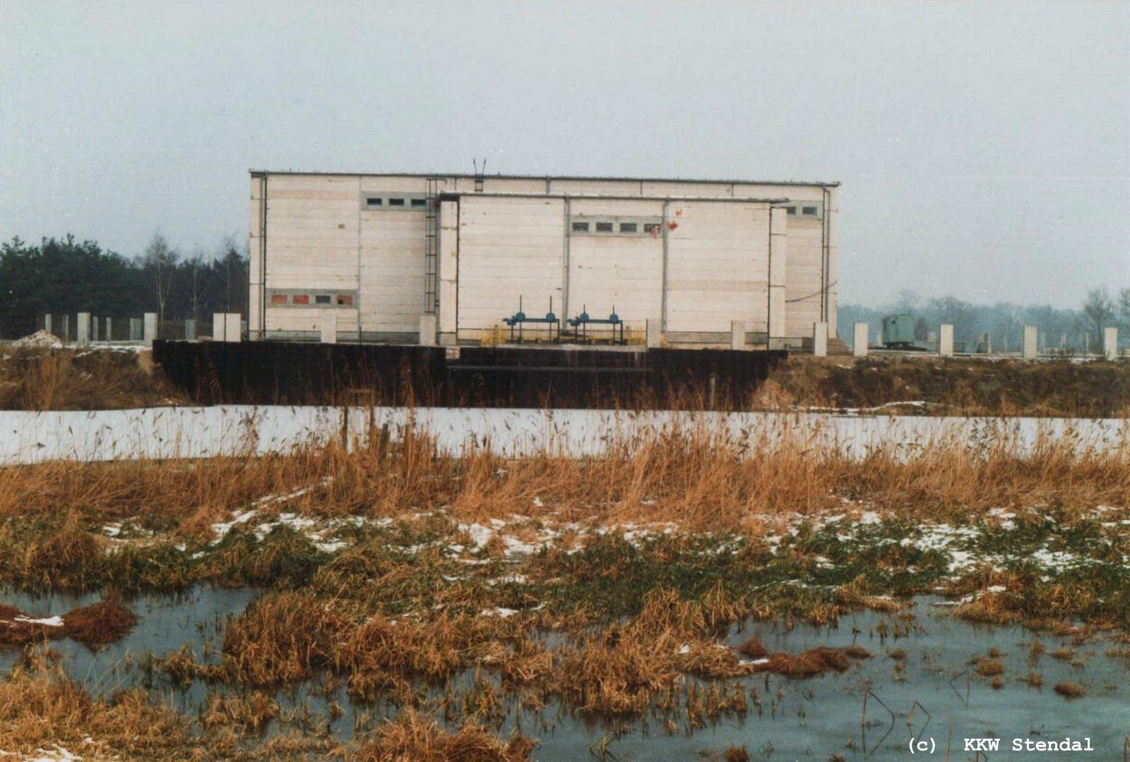  KKW Stendal, Baustelle 1990,  