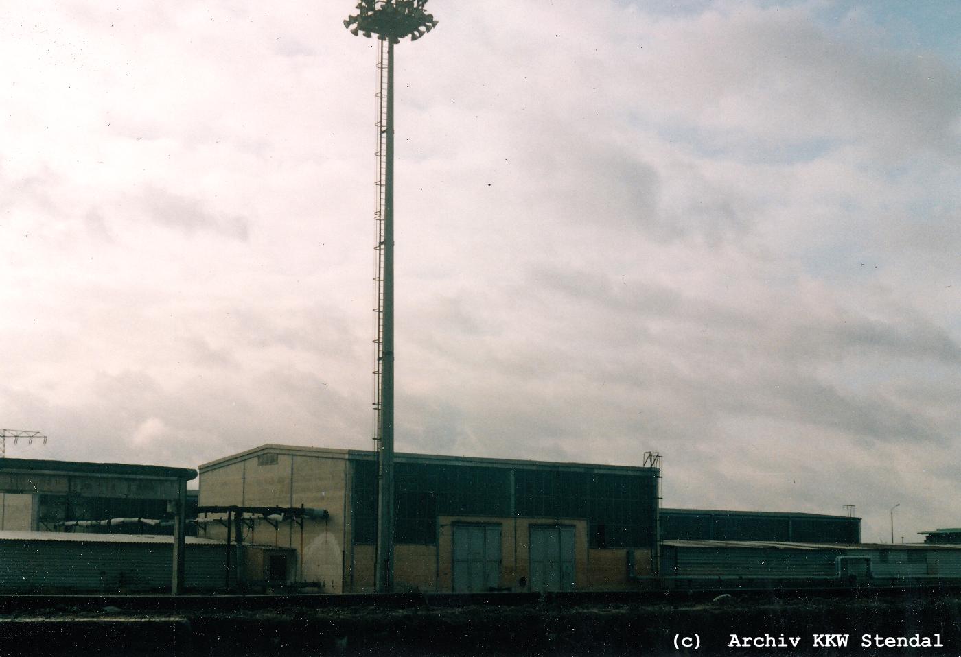  DDR KKW Stendal, Baustelle 1991, Rckbau,  